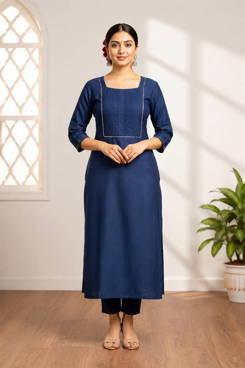 Basic Straight Kurta Top