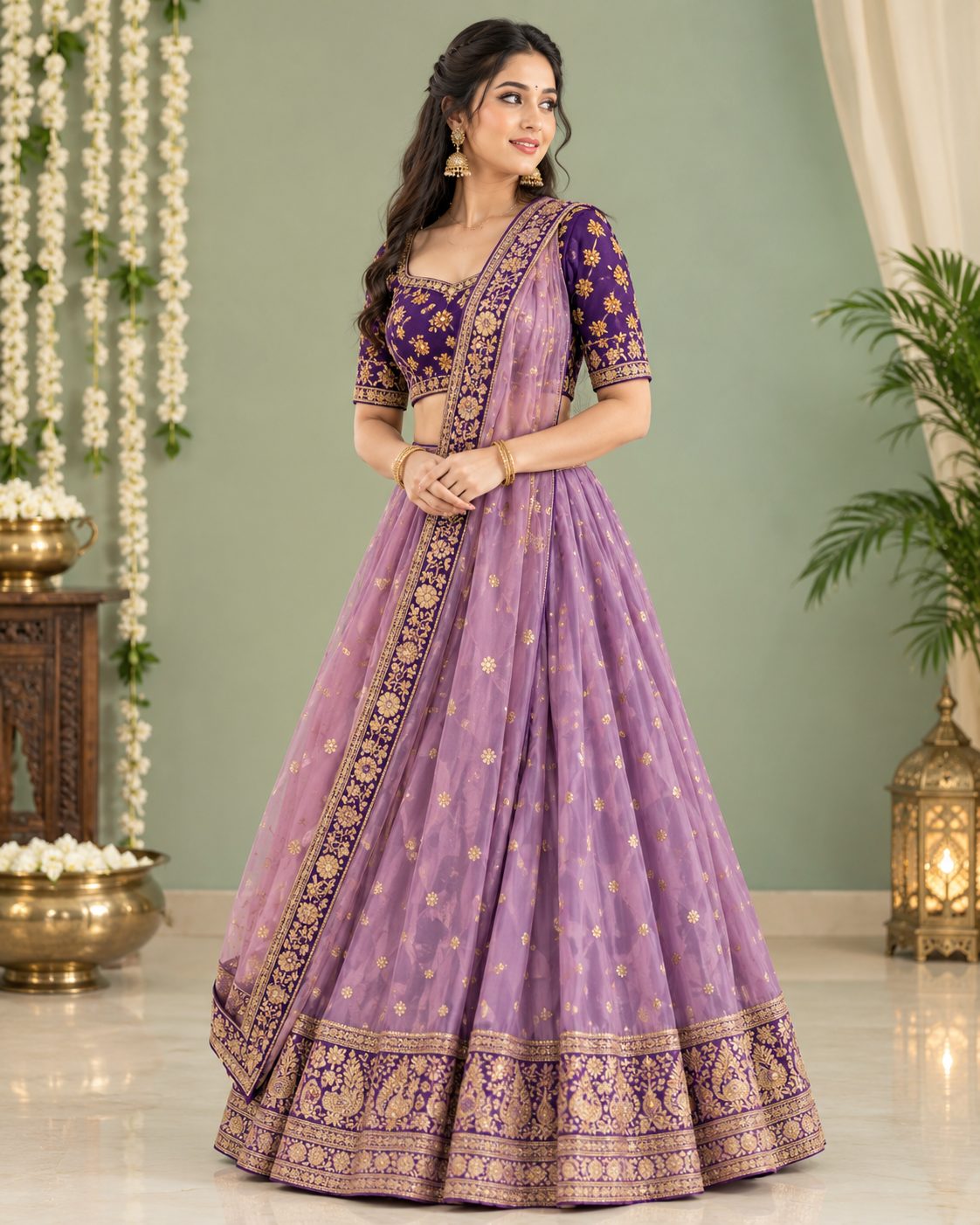  Half Saree 